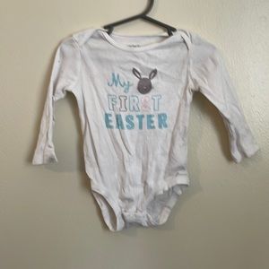 Unisex “My First Easter” long sleeve bodysuit